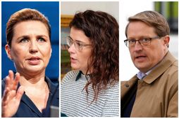 For­sæt­is­ráðherra Dan­merk­ur, Mette Frederik­sen, Þórdís Kolbrún Reykfjörð Gylfadóttir utanríkisráðherra og Birgir Ármannsson, forseti Alþingis.