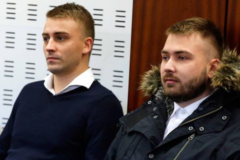 Sindri Snær Birgisson og Ísidór Nathansson við þingfestingu málsins í Héraðsdómi Reykjavíkur í nóvember árið …