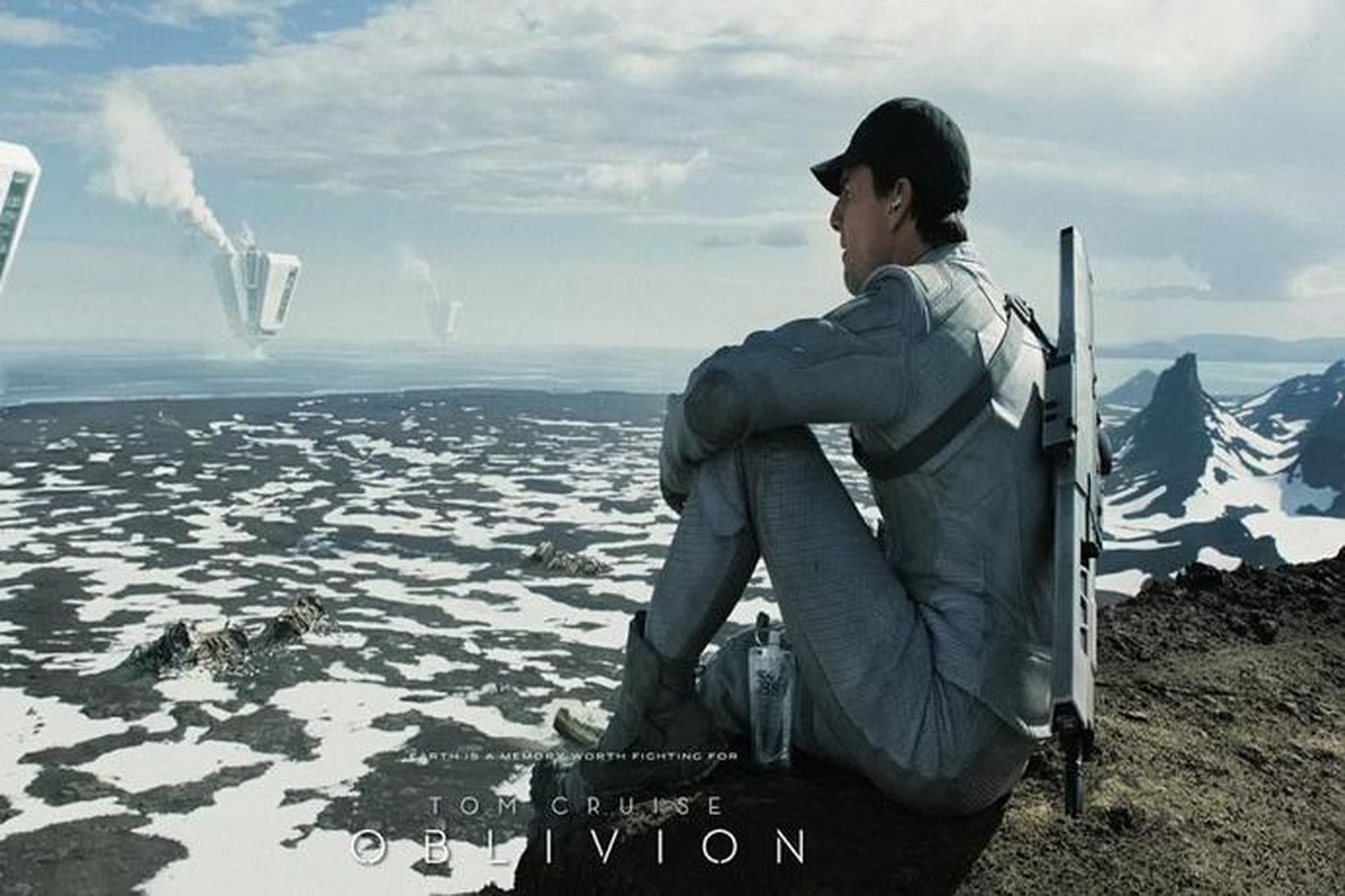 Oblivion. Tom Cruise og félagar komu hingað til lands til …