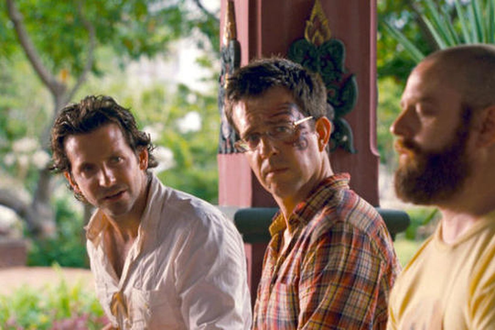 Bradley Cooper, Ed Helms og Zach Galifianakis í The Hangover: …