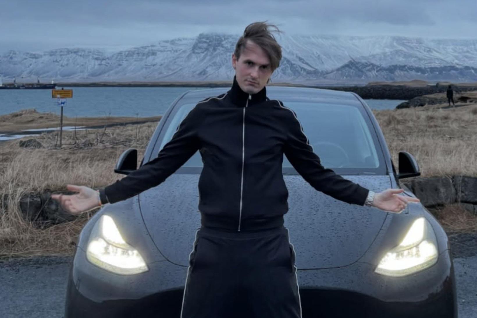 Aron Kristinn á nýjustu Instagram-færslunni sinni.