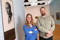 Kjarvalsstaðir Þau Edda Halldórsdóttir og Sigurður Trausti Traustason þekkja vel til verka Jóhannesar Sveinssonar Kjarvals og Einars Jónssonar.