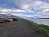 There is still a considerable amount of water in the Héraðsvötn River.