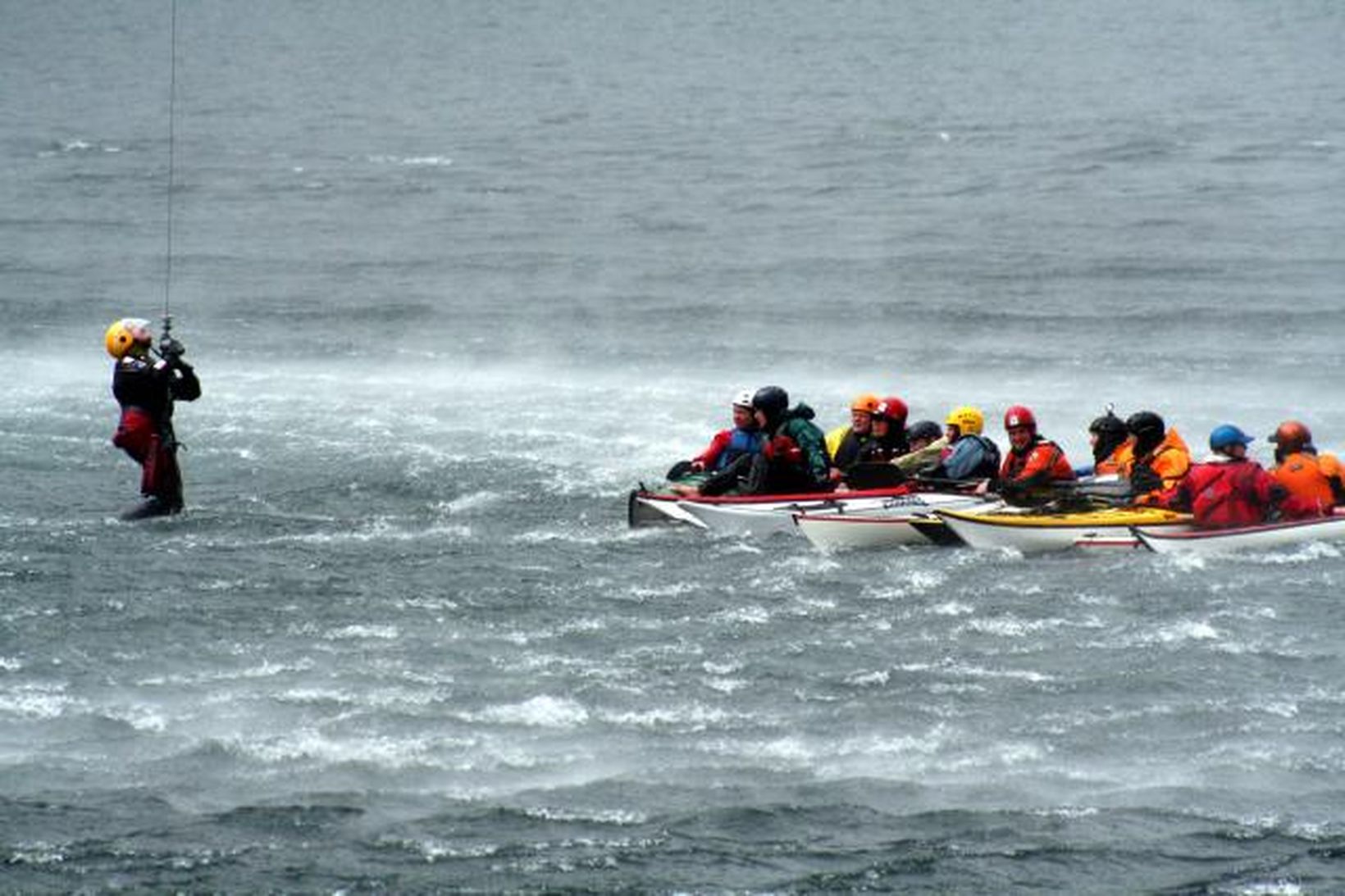 Kajakmótið Egill Rauði stendur yfir á Neskaupsstað um helgina.