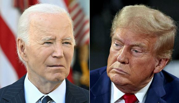 Biden og Trump hittast