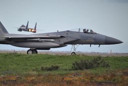 Bandarísk herþota af gerðinni F-15.