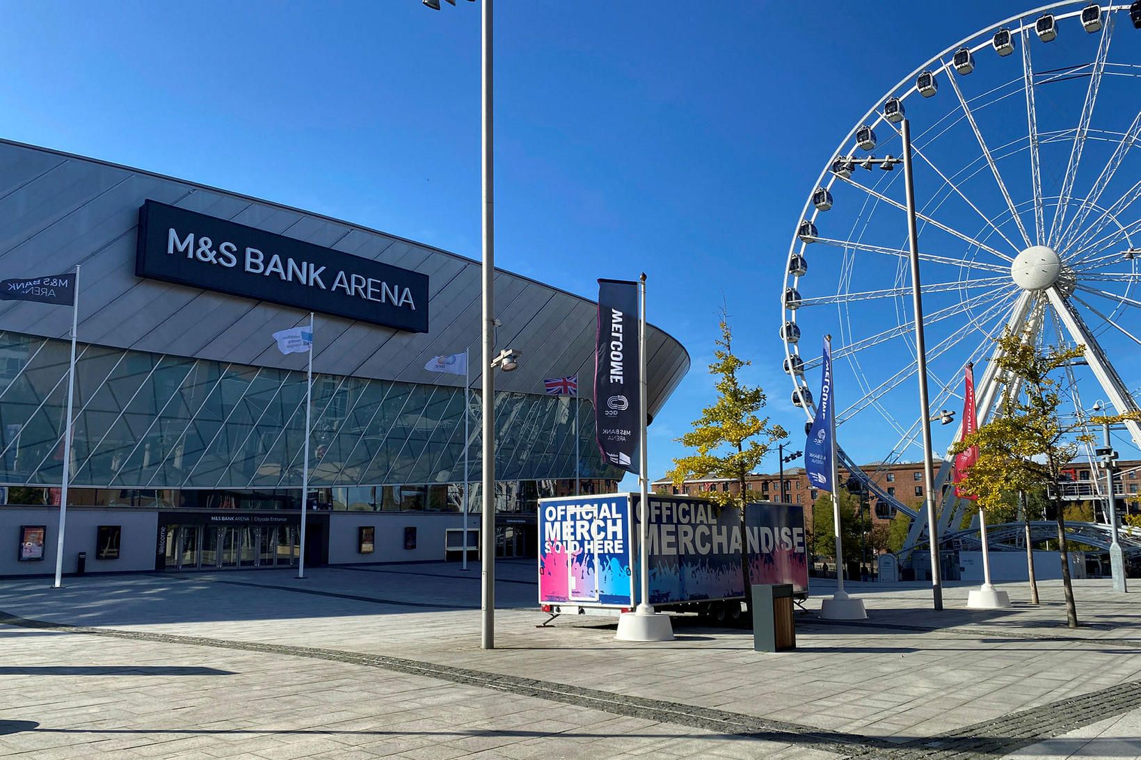 M&S Bank-leikvangurinn þar sem Eurovision mun fara fram í nóvember.