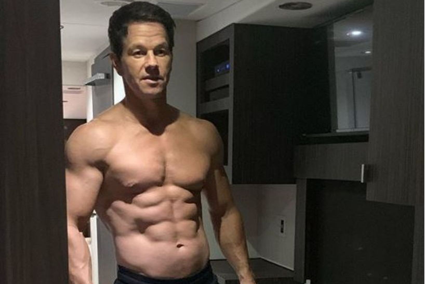 Mark Wahlberg birti þessa mynd af sér á Instagram.