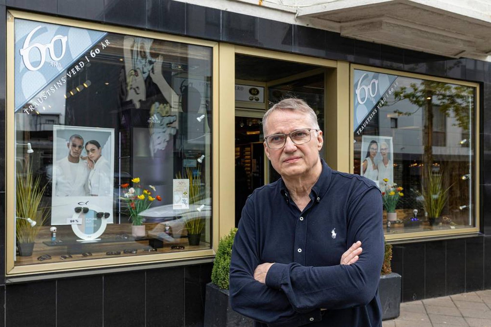 „Nú finnst mér þetta orðið gott,“ segir Rüdiger en verslun …