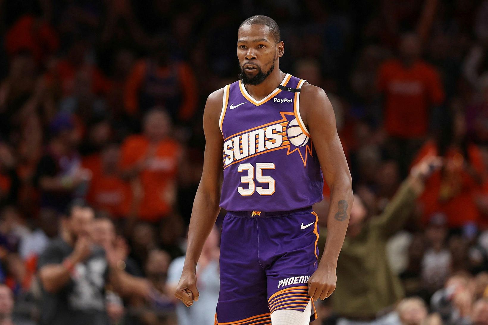 Kevin Durant átti stórleik fyrir Phoenix Suns í nótt.