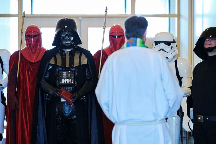 The Force meets faith at Reykjavík church