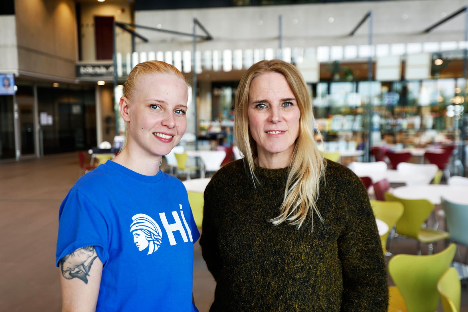 Mæðgurnar María Rós Kaldalóns og Margrét Valdimarsdóttir.