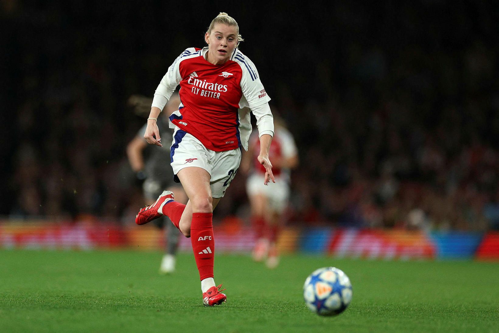 Alessia Russo í leik með Arsenal.