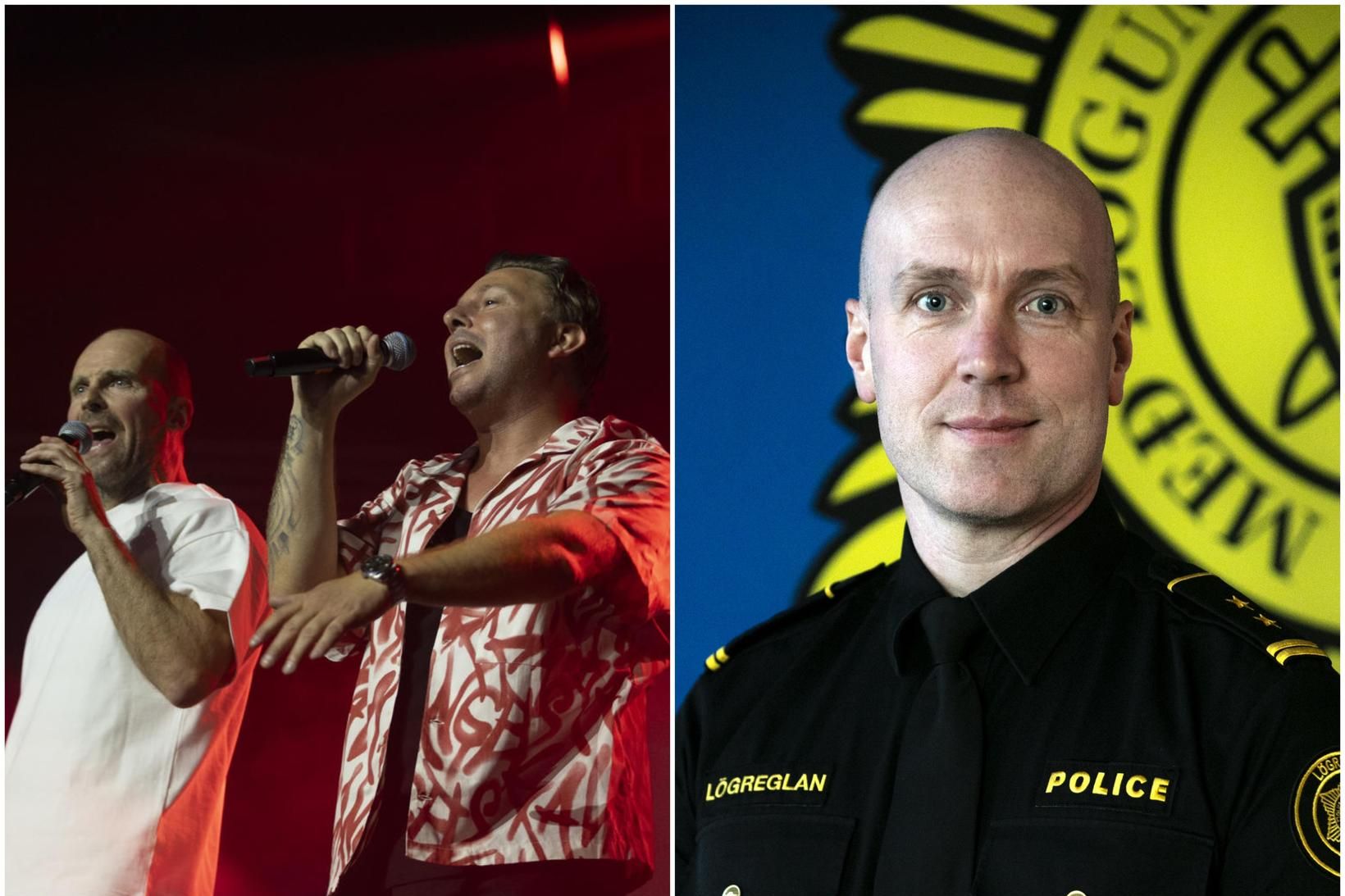 Skipuleggjendur FM95BLÖ-tónleikana fara á fund í dag með lögreglunni.