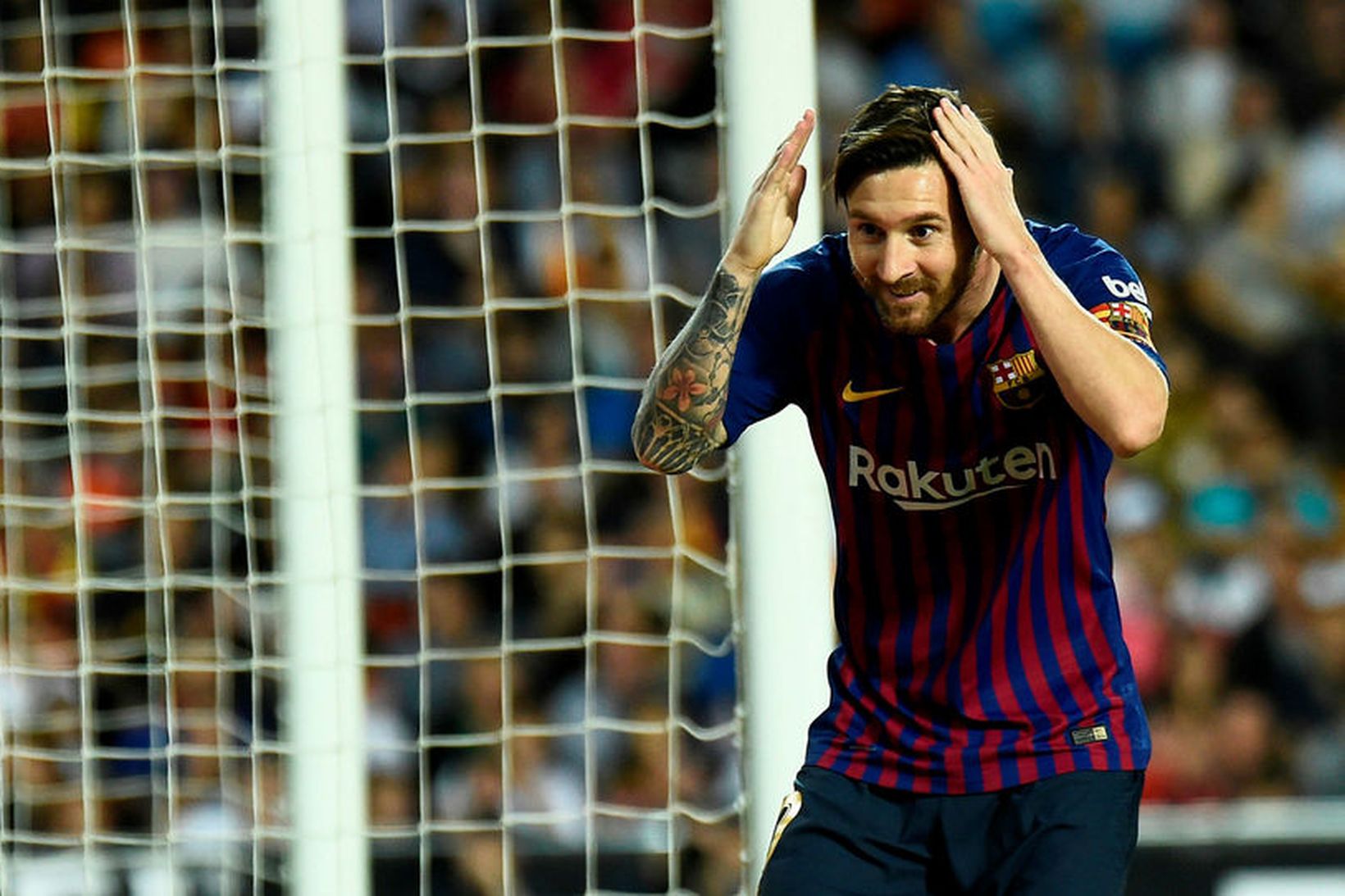 Lionel Messi og félagar hans í Barcelona hefur ekki tekist …