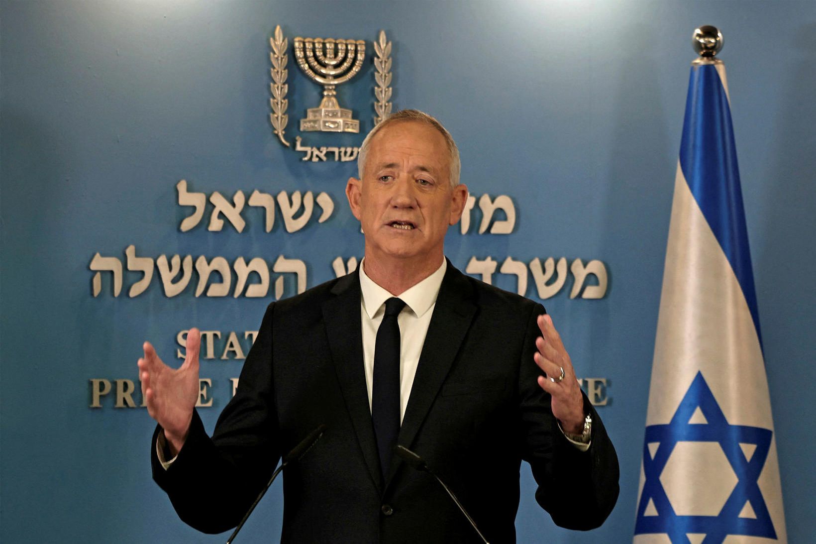 Benny Gantz, varnarmálaráðherra Ísraels.