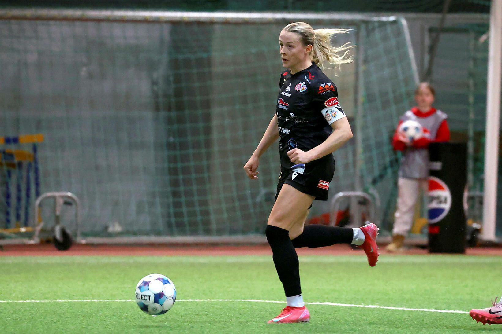 Sandra María Jessen skoraði þrennu.