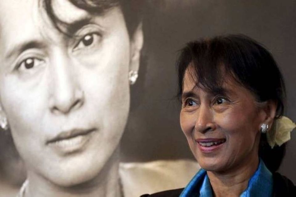 Aung San Suu Kyi í Ósló