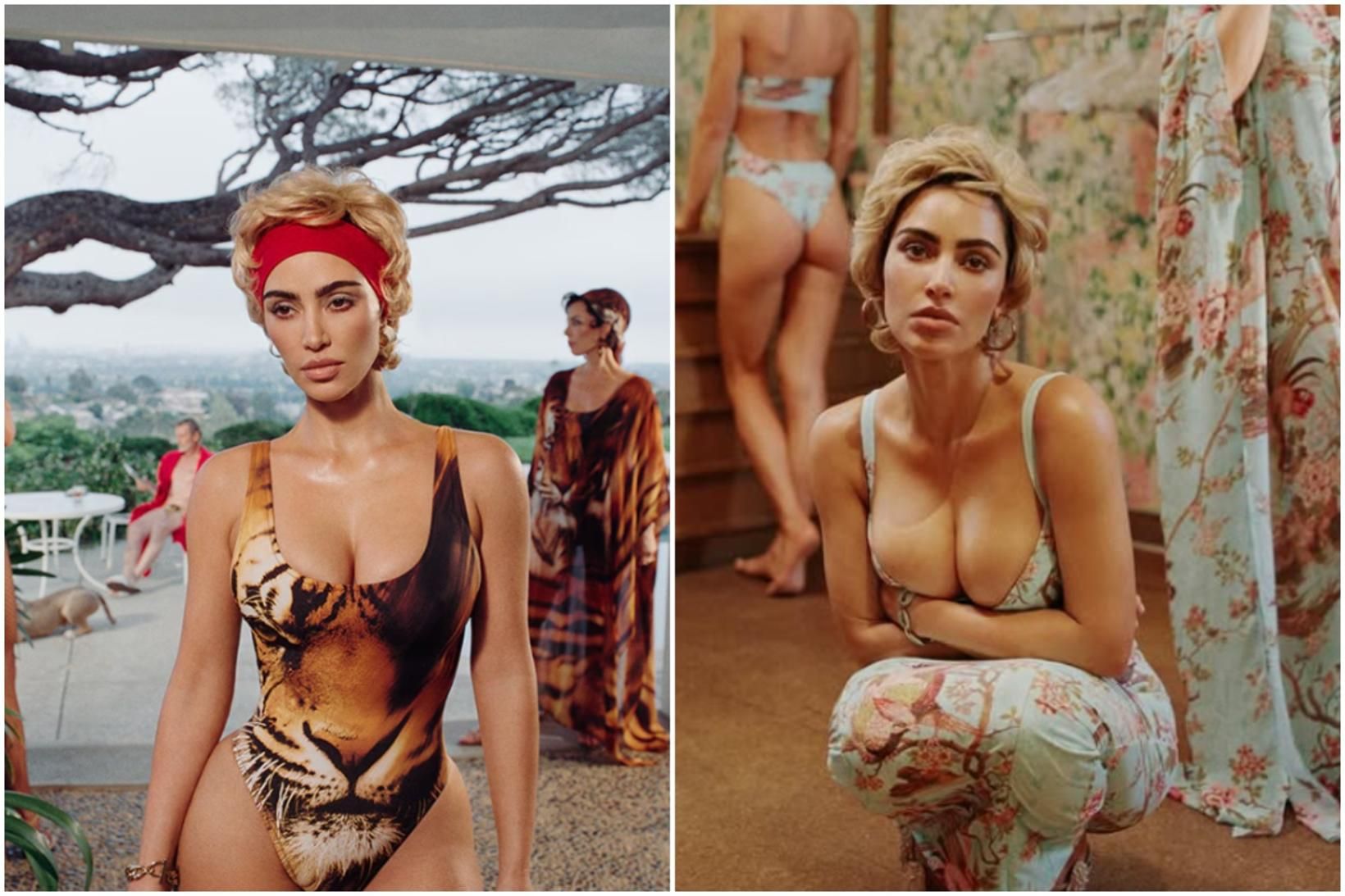 Er þetta ný hártíska sem Kim Kardashian skartar?