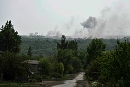Rússar hafa aukið árásir sínar í austurhluta Donetsk-héraðs í Úkraínu.