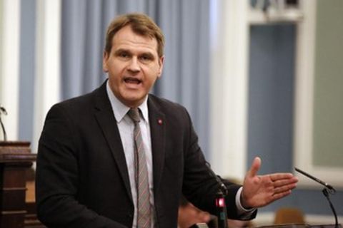 Árni Páll Árnason, leader of the centre-left Social Democratic Alliance.
