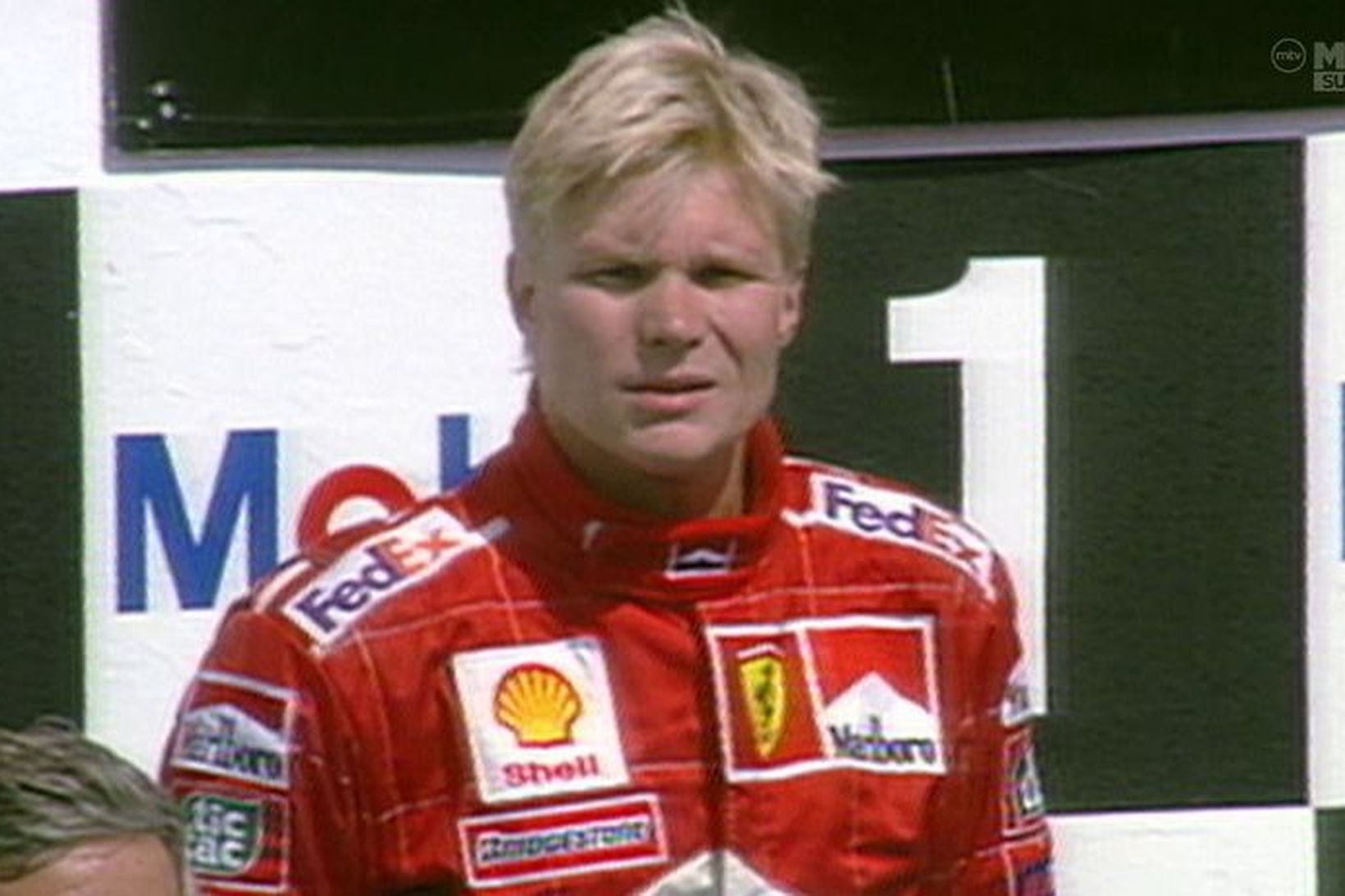 Mika Salo keppti fyrir Ferrari 1999.