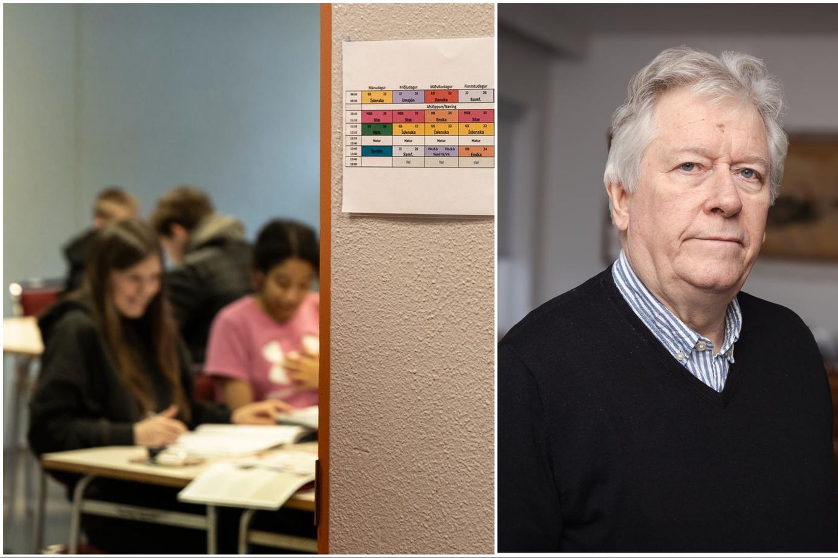 Algengara er á Íslandi að kennarar séu ekki sérmenntaðir í …