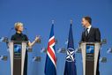 Kristrún Frostadóttir forsætisráðherra og Mark Rutte, framkvæmdastjóri NATO. Kristrún sækir fundinn sem fer fram í …