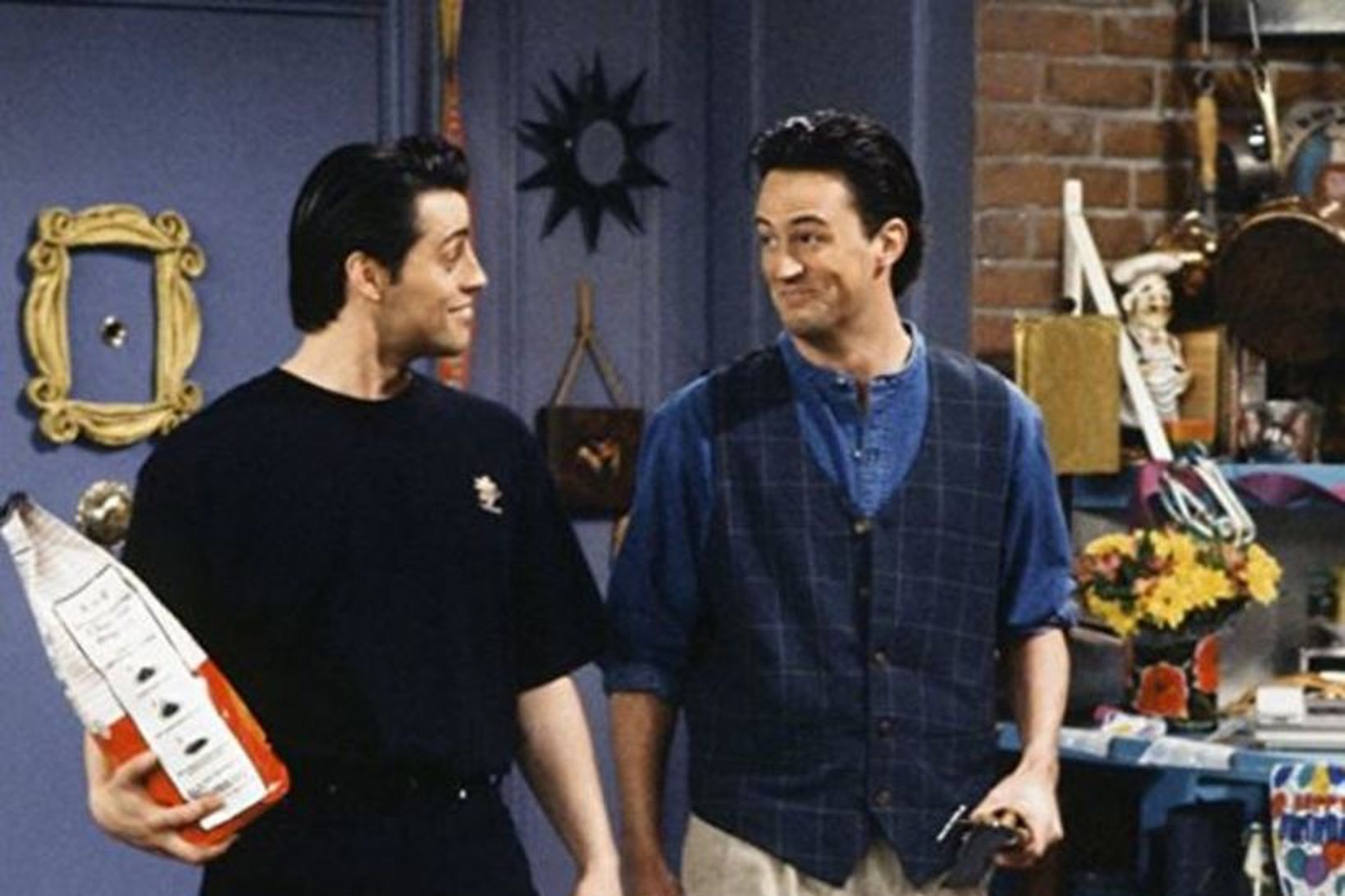 Joey og Chandler voru oftast nokkuð sáttir þegar þeir leigðu …