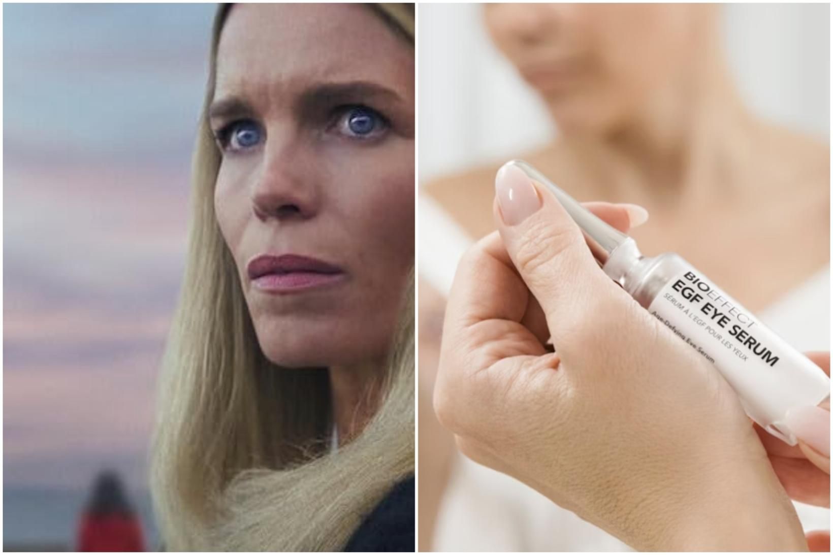 Marie Bach Hansen sem leikur aðalhlutverkið í þáttunum sést maka …