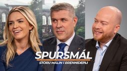 Spursmál: Bjarni í kröppum dansi og svarar fyrir fylgið