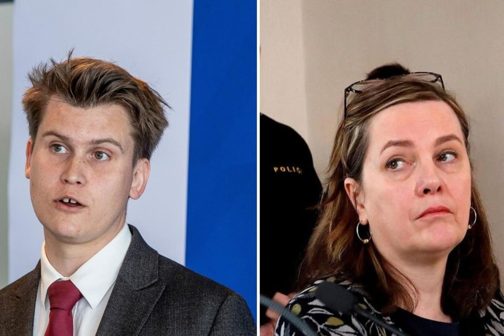 Samsett mynd af Jóhanni Páli og Svandísi.
