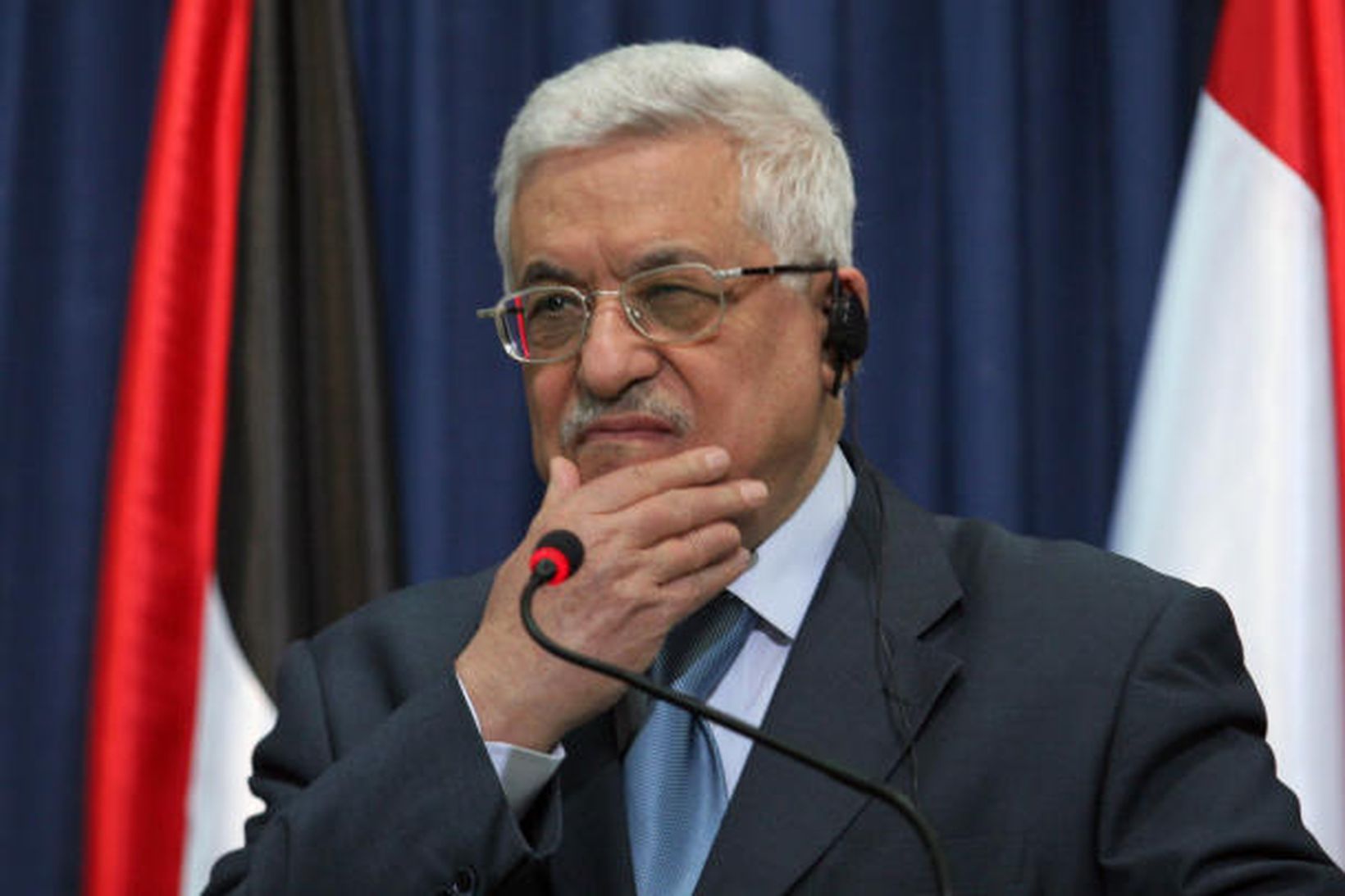 Mahmoud Abbas, leiðtogi Palestínumanna