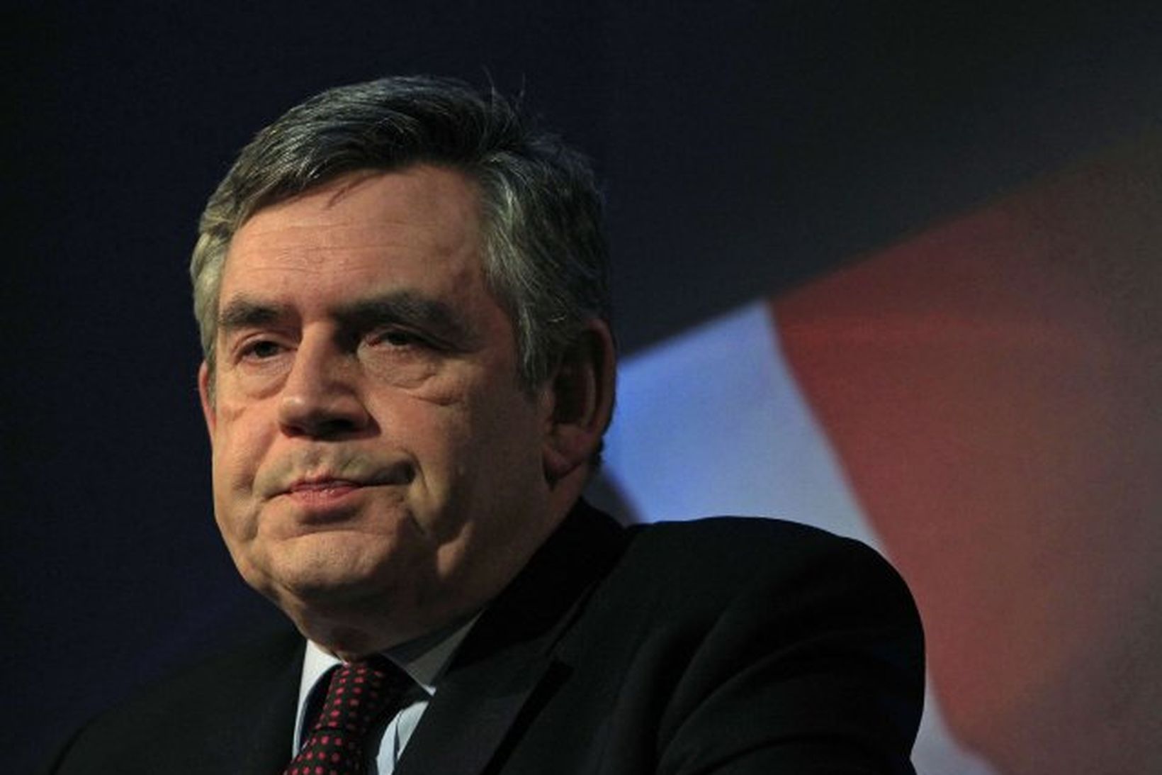 Gordon Brown á ekki sjö dagana sæla í kosningabaráttunni í …
