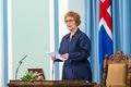 Alþingi Þórunn Sveinbjarnardóttir forseti Alþingis útilokaði þing í ágúst.