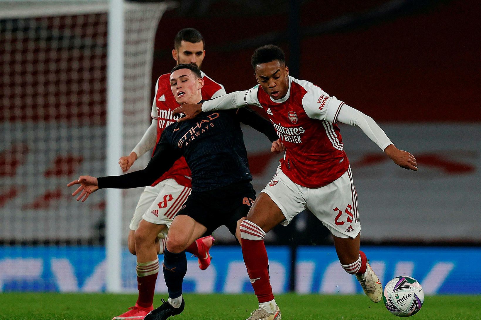 Joe Willock í leik með Arsenal.