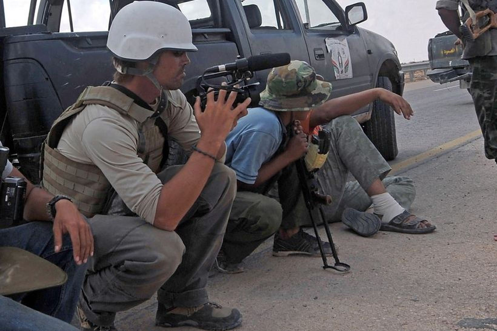 Blaðamaðurinn James Foley var tekinn af lífi af skæruliðasamtökunum Ríki …