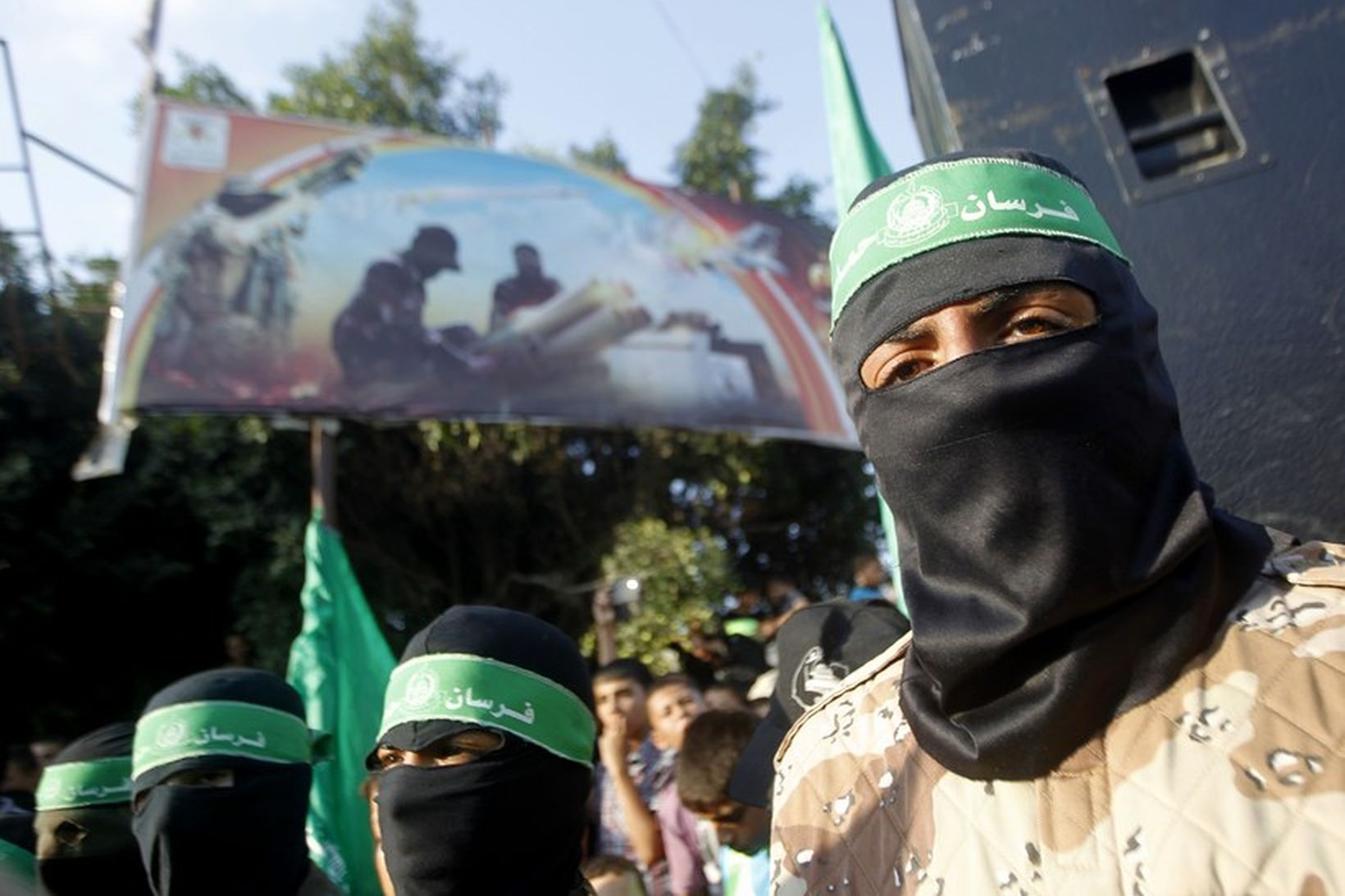 Liðsmenn Hamas-samtakanna.