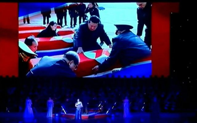 North Korea's Kim shown honouring troops killed in Ukraine war