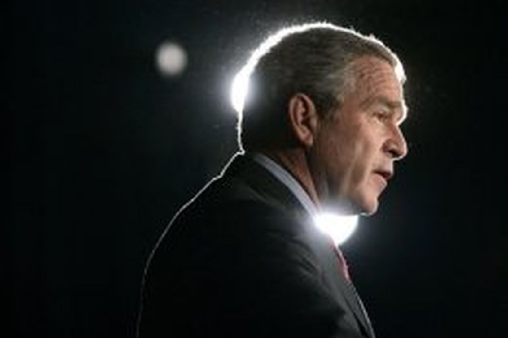 George W. Bush, Bandaríkjaforseti.