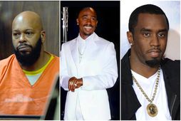 Suge Knight, Tupac Shakur og Sean „Diddy“ Combs.