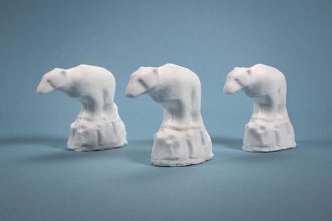 The gorgeous polar bear soap made by designer Gísli Hilmarsson.