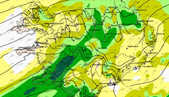 Líkur á leiðindaveðri á kjördag