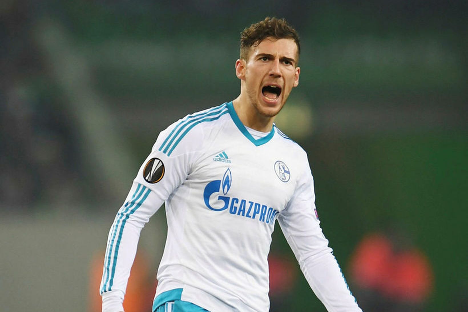 Leon Goretzka í leik með Schalke.