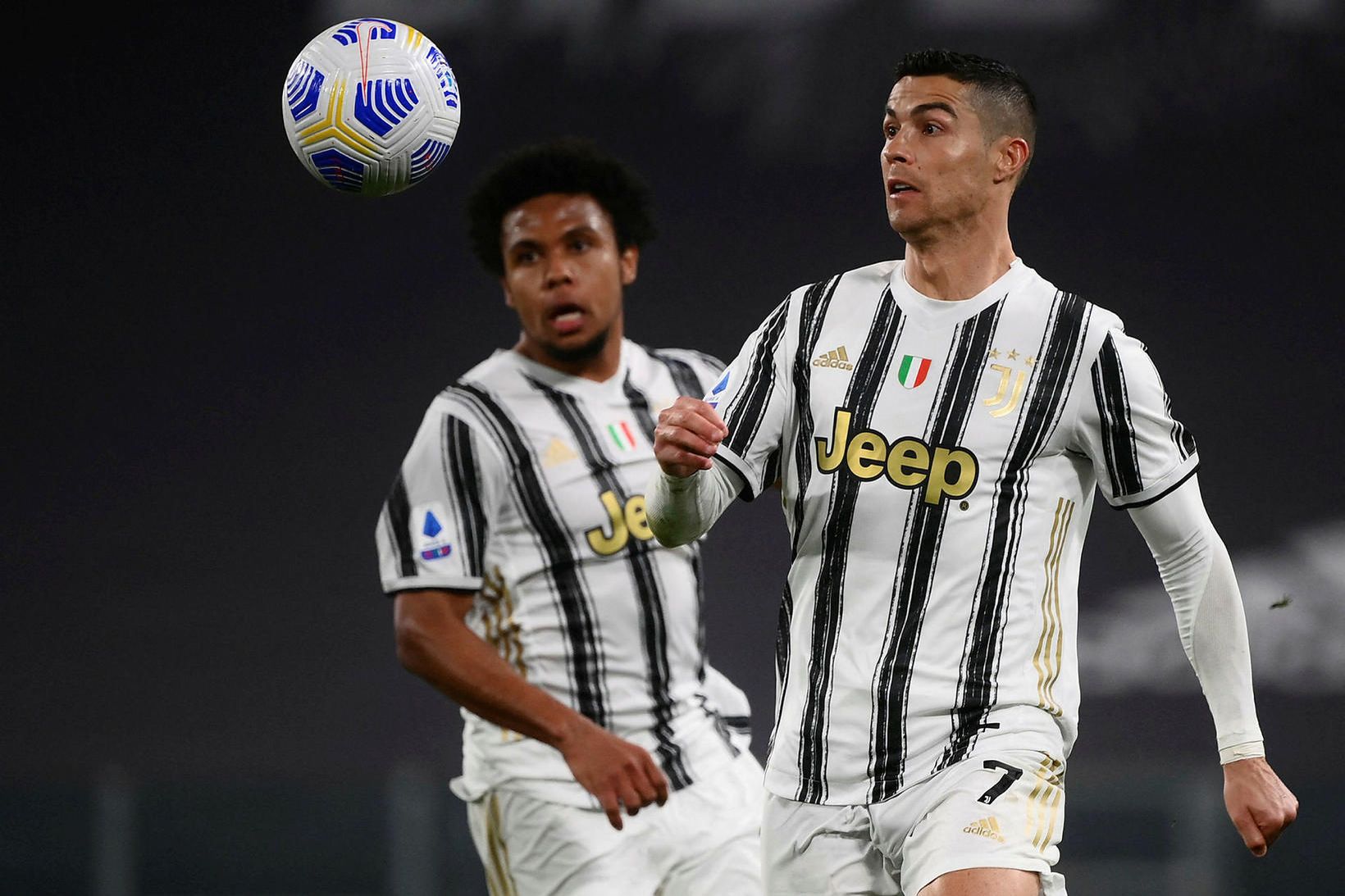 Cristiano Ronaldo í leik gegn Parma í vikunni.