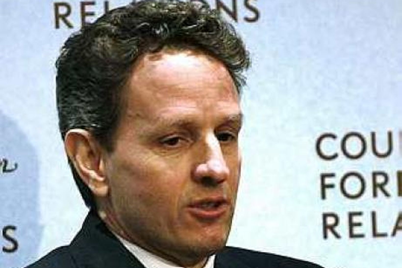 Fjármálaráðherra Bandaríkjanna, Timothy Geithner.