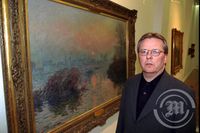 Ólafur og Monet - Sólarlag við Signu