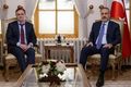 Viðræður Vladimír Medinskí, formaður rússnesku sendinefndarinnar, og Hakan Fidan utanríkisráðherra Tyrklands ræddust við í gærkvöldi.
