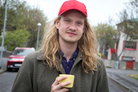 Indriði Arnar Ingólfsson, lead guitarist of Icelandic hardcore rock band Muck.