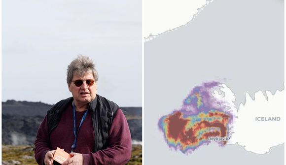 Nýtt kort sýnir brennisteinsmökkinn: „Oft staðið á tæpu“